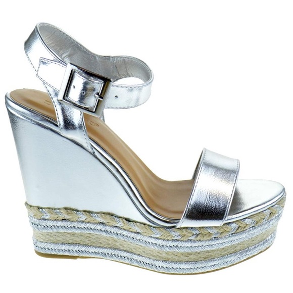 bamboo espadrille wedge
